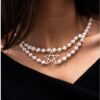 Celeste Pearl Necklace Timeless Elegance with Moroccan Heritage Product Image 1