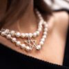 Celeste Pearl Necklace Timeless Elegance with Moroccan Heritage Product Image 3