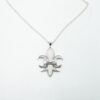 White Monarchia Silver Necklace: Timeless Grace in Every Detail Product Image