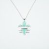 Tiffany Blue Monarchia Silver Necklace: Captivating Sophistication in Tiffany Blue