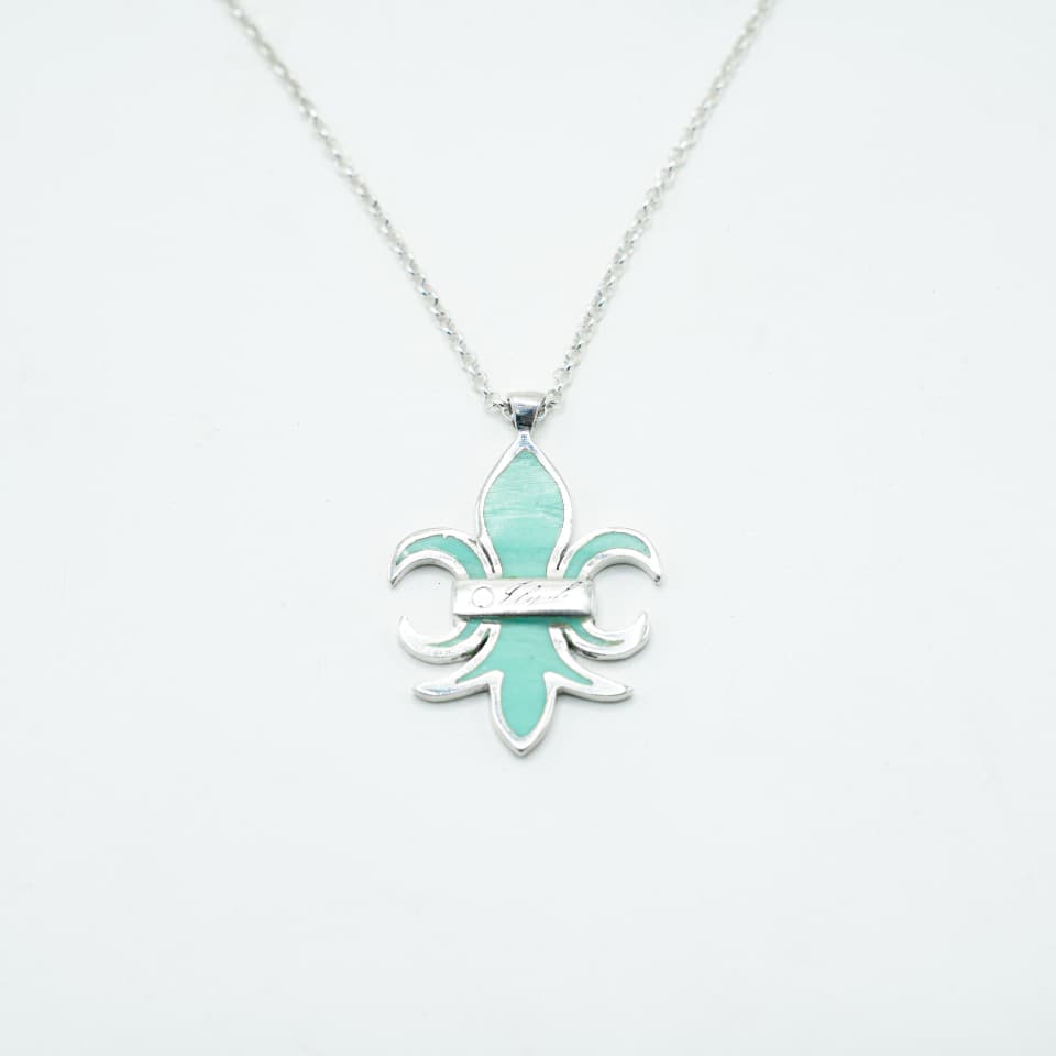 Tiffany Blue Monarchia Silver Necklace: Captivating Sophistication in Tiffany Blue