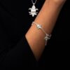 White Monarchia Silver Bracelet